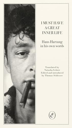 Book cover featuring a black and white portrait of artist Hans Hartung.