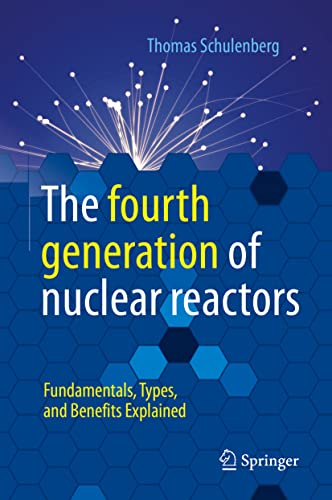 Book cover: "The fourth generation of nuclear reactors" with a nuclear burst graphic.