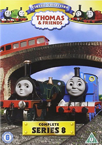 DVD cover featuring Thomas the Tank Engine and Emily under a stone railway bridge.
