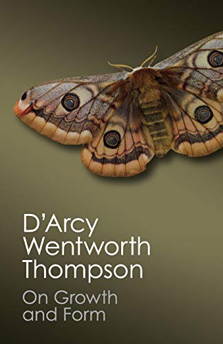 Book cover with a moth and text: “On Growth and Form.”