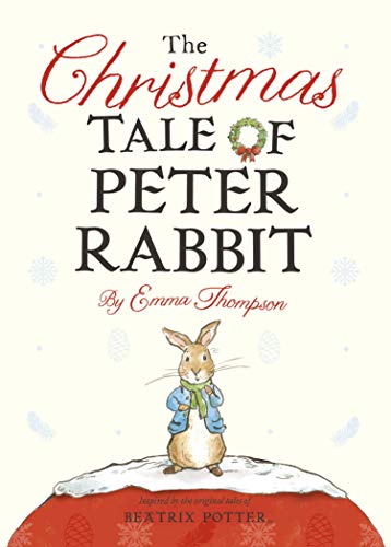 Book cover featuring Peter Rabbit in a winter scene with snow.
