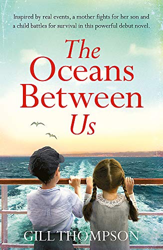 Book cover showing a boy and girl looking out at the ocean from a ship.