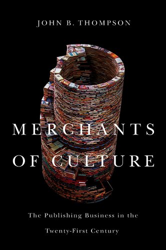 Book cover featuring a tall, cylindrical tower of stacked books against a black background.