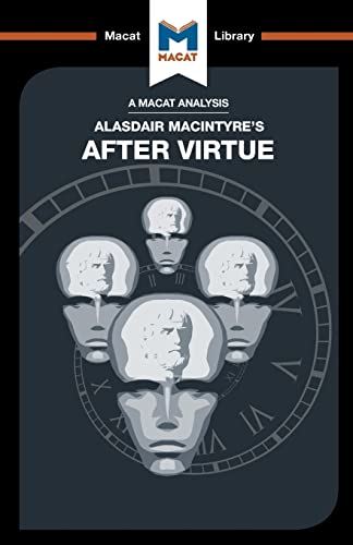 Book cover for "After Virtue" by Alasdair MacIntyre, featuring busts.