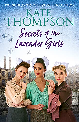 Book cover featuring three women in headscarves, factory background.