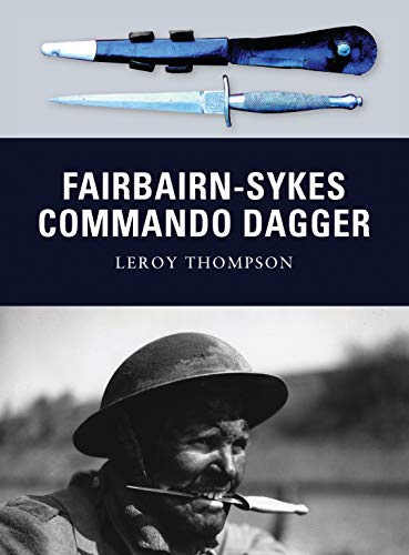 Book cover featuring a Commando dagger and a vintage soldier portrait.