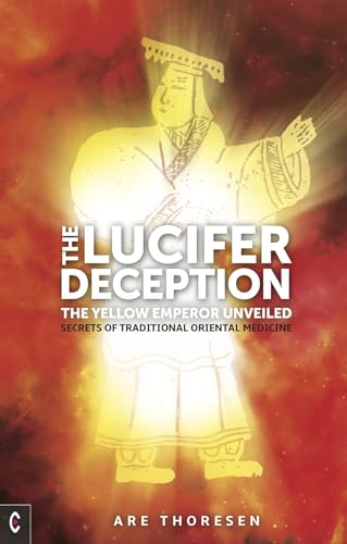 Book cover featuring a golden figure with text: "The Lucifer Deception.