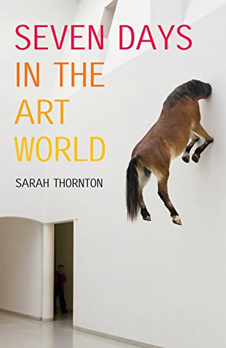 Book cover featuring a taxidermy horse mounted on a white wall with text overlay.