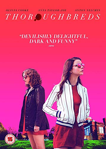 DVD cover for "Thoroughbreds" featuring two young women in sunglasses.