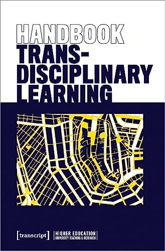 Book cover: "Handbook Transdisciplinary Learning" with yellow map illustration.