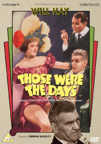 DVD cover for "Those Were The Days" featuring vintage film portraiture.