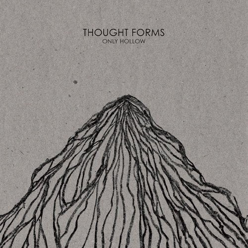 Record cover with textured, sketched mountain illustration and text.