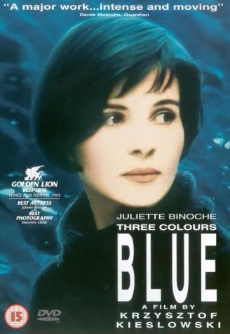 DVD cover art featuring a close-up of Juliette Binoche against a blue background.