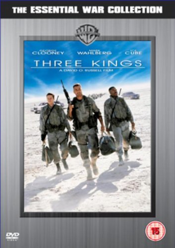 Three Kings" DVD cover featuring three soldiers walking through a desert landscape.