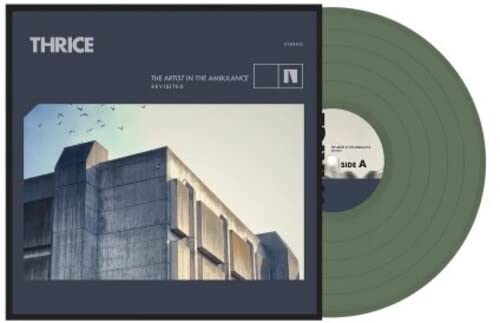 Thrice The Artist in the Ambulance vinyl record with olive green disc.