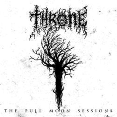 CD cover for Throne’s "The Full Moon Sessions" with a bare tree illustration.