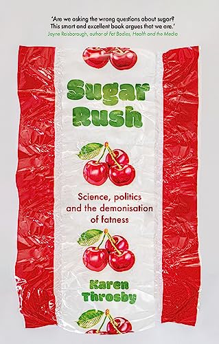 Book cover with red cherries and text: "Sugar Rush" by Karen Throsby.