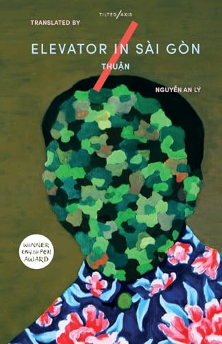 Book cover featuring a person with a green camouflage face wearing a floral shirt.