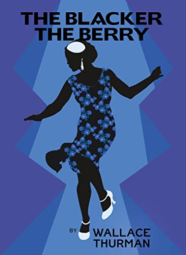 Book cover: Silhouette of a woman in a floral dress, titled "The Blacker the Berry.