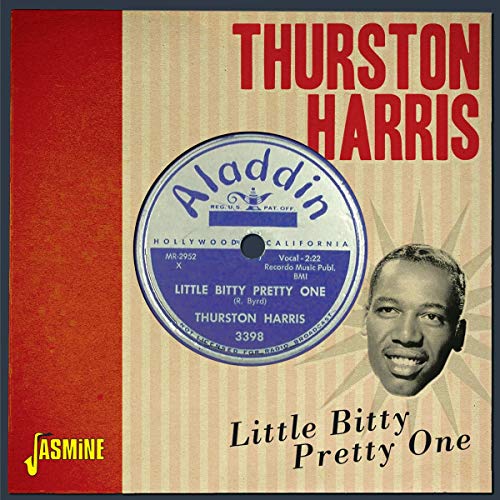 CD cover for Thurston Harris’ “Little Bitty Pretty One” with portrait.