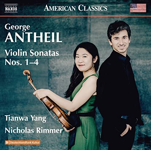 CD cover featuring portraits of two musicians and a violin.