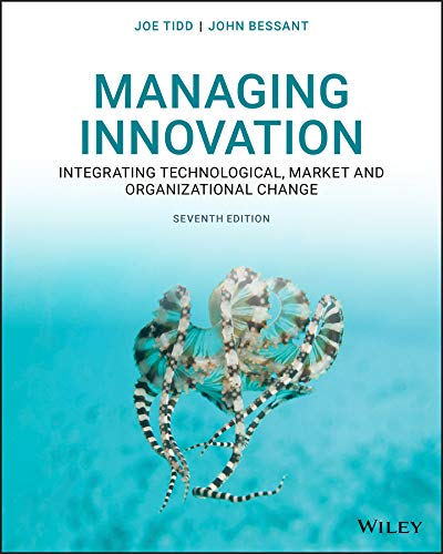 Book cover: “Managing Innovation,” 7th edition, with a jellyfish image.
