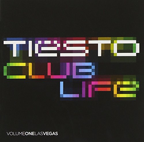 CD cover for Tiesto’s “Club Life: Volume One Las Vegas” with pixelated text.