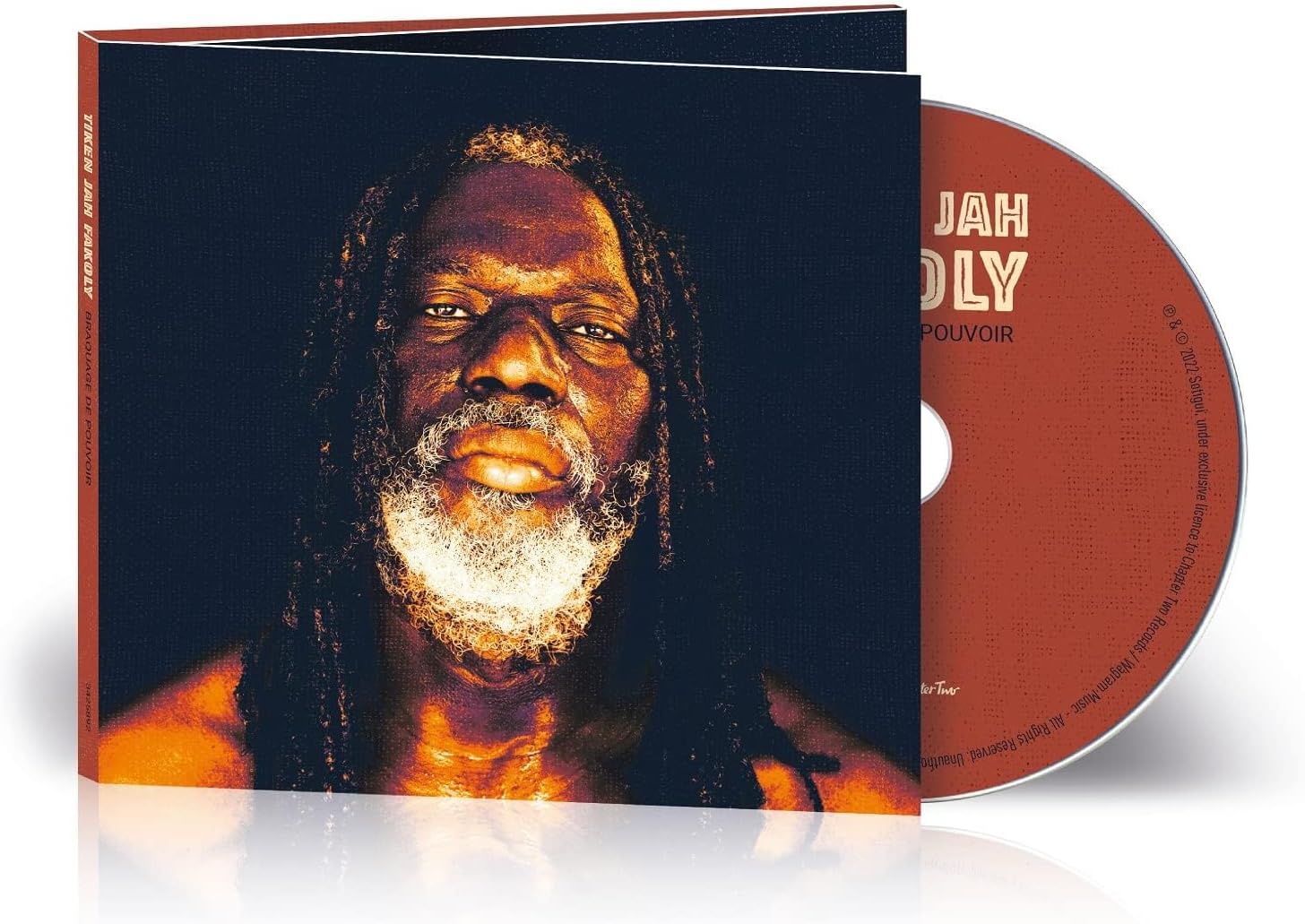 CD case featuring portrait of Tiken Jah Fakoly with dreadlocks.