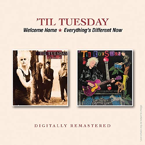 Til Tuesday CD cover with three band portraits and colorful artwork.