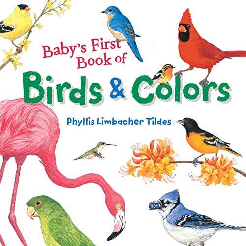 Colorful illustrated children’s book cover featuring various bird species.