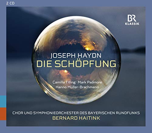 CD cover for Haydn’s “The Creation” featuring a reflective orb image.