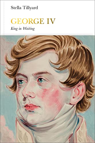 Book cover: portrait of young King George IV with curly hair.