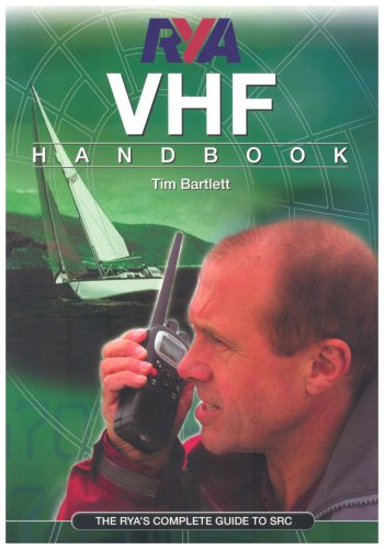 A book with a nautical theme and VHF radio information on the cover.