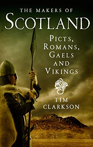 Book cover featuring a warrior holding a spear against a dark, stormy landscape.