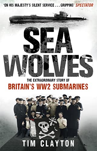 Book cover showing a submarine at sea above a group of sailors holding a flag.