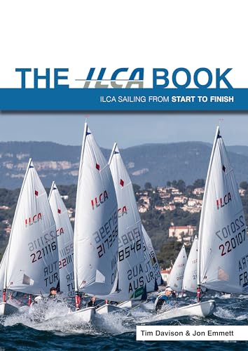 Book cover featuring ILCA sailboats racing on blue water.