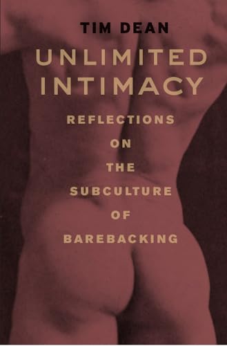 Book cover with a partial nude male back and white text.
