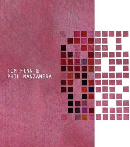 Album cover for Tim Finn & Phil Manzanera, abstract pink and white design.