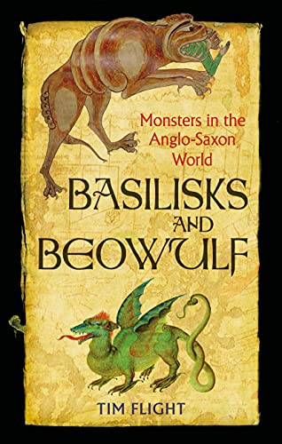 Book cover with illustrations of a lion-like creature and a green dragon.