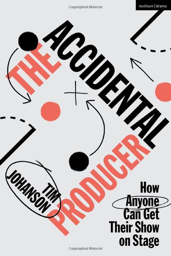 Book cover: red and black abstract design with title "The Accidental Producer".
