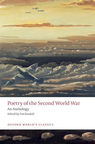 Book cover: “Poetry of the Second World War” with wartime planes.