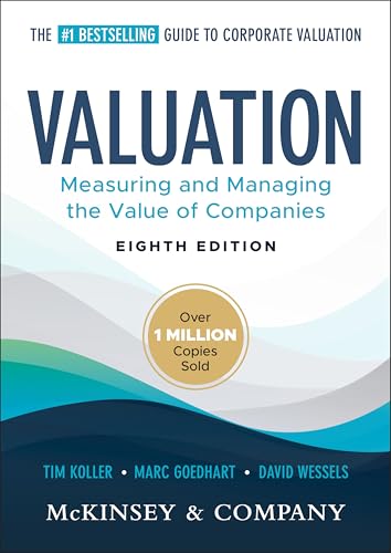 Book cover: “Valuation,” eighth edition, by Koller, Goedhart, and Wessels.
