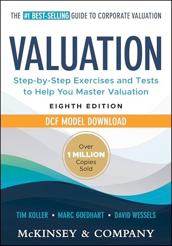 Book cover for "Valuation" eighth edition, with authors and McKinsey logo.