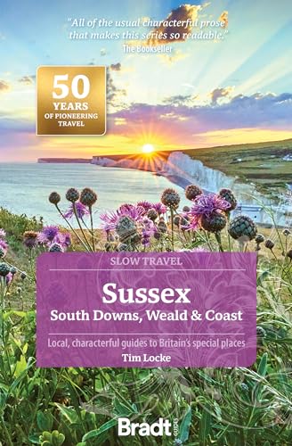 Book cover showing purple wildflowers in the foreground and white cliffs by the sea.