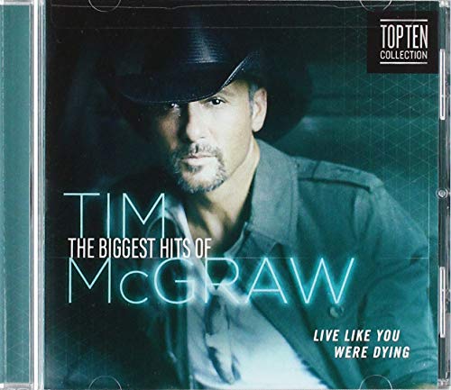 CD case featuring Tim McGraw in a cowboy hat, with text overlay.