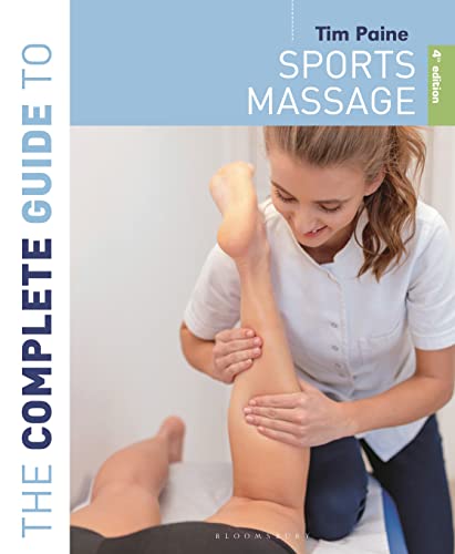 Book cover: “The Complete Guide to Sports Massage” showing a massage in progress.
