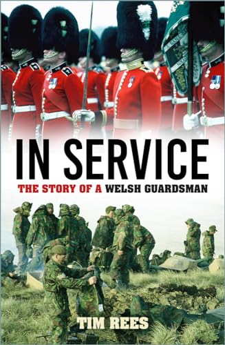 Book cover: soldiers in red and camouflage, titled “In Service.”