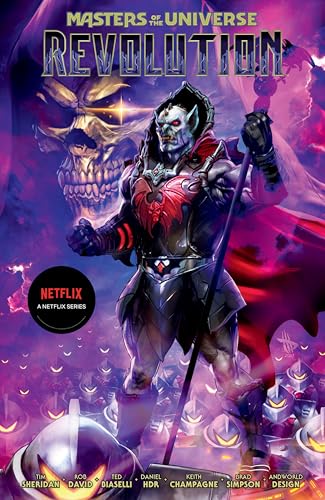 Masters of the Universe: Revolution cover featuring Skeletor and robots.