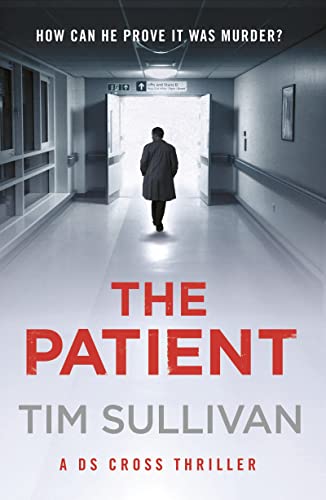 A man in a coat walks down a hospital corridor toward a bright exit.
