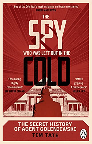 Book cover: red background, silhouetted figure, and building resembling the Brandenburg Gate.